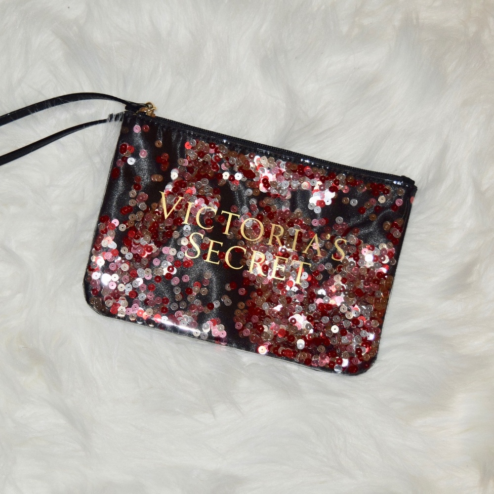 NWOT Victoria's Secret Sequin Wristlet.